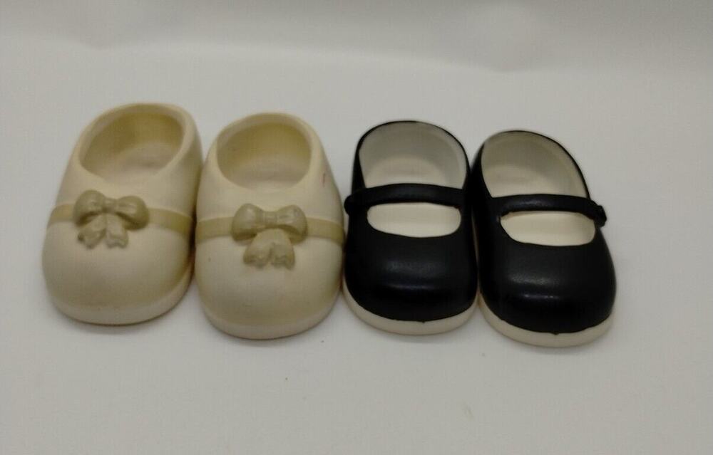 Two Pair of Doll Shoes - 2.75 Inches Long